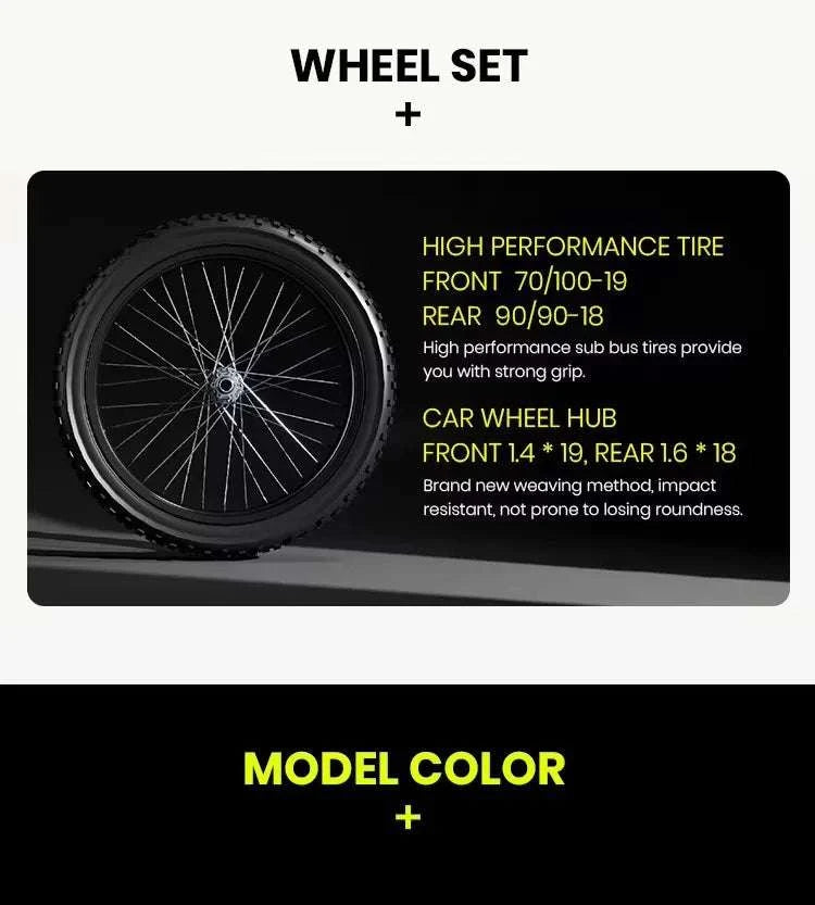 2025 New Reroad R1 Electric Dirt Bike 72V40Ah 17KW