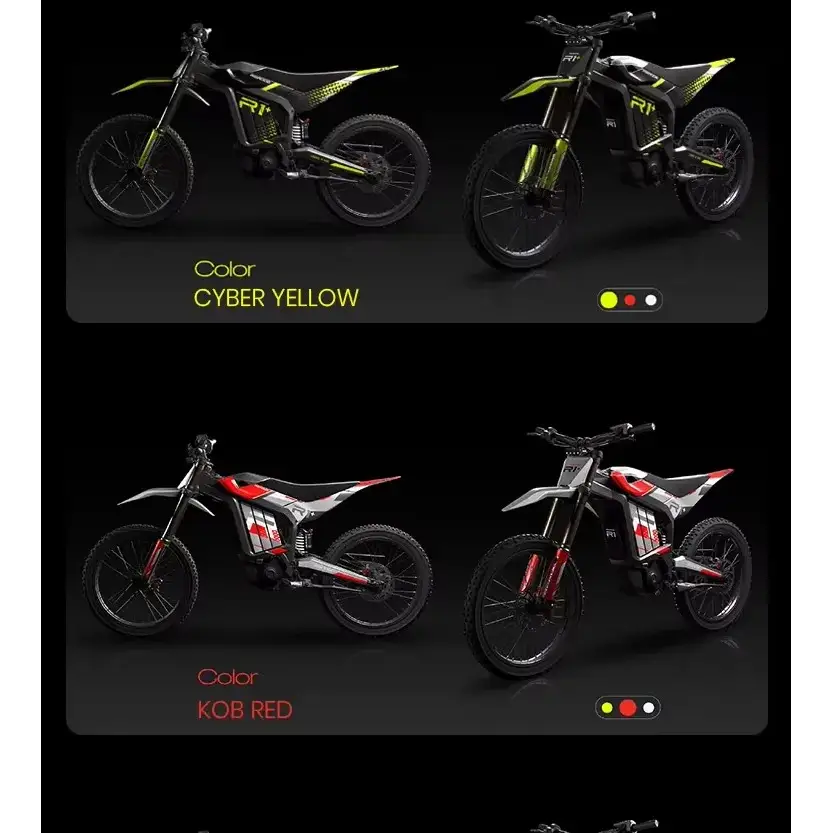 2025 New Reroad R1 Electric Dirt Bike 72V40Ah 17KW