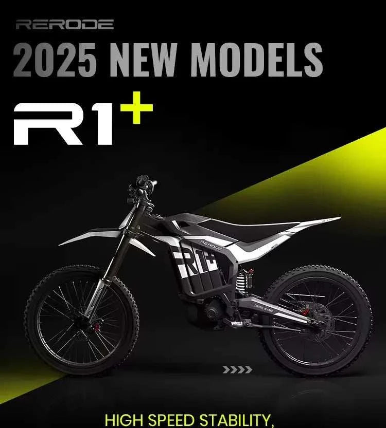 2025 New Reroad R1 Electric Dirt Bike 72V40Ah 17KW