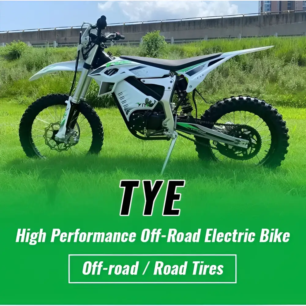 Electric Dirt Bike - 125km/h Off-Road Motorcycle with Mid-Drive Motor,