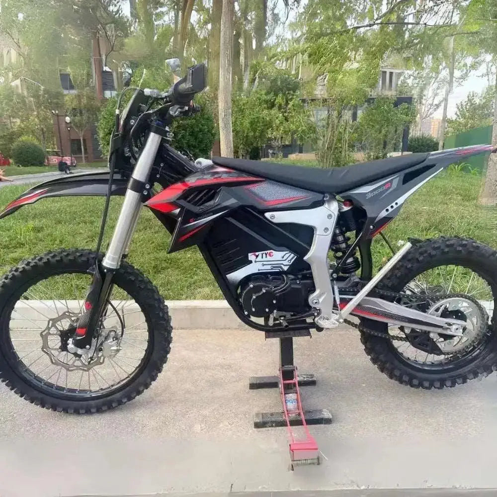Electric Dirt Bike - 125km/h Off-Road Motorcycle with Mid-Drive Motor,
