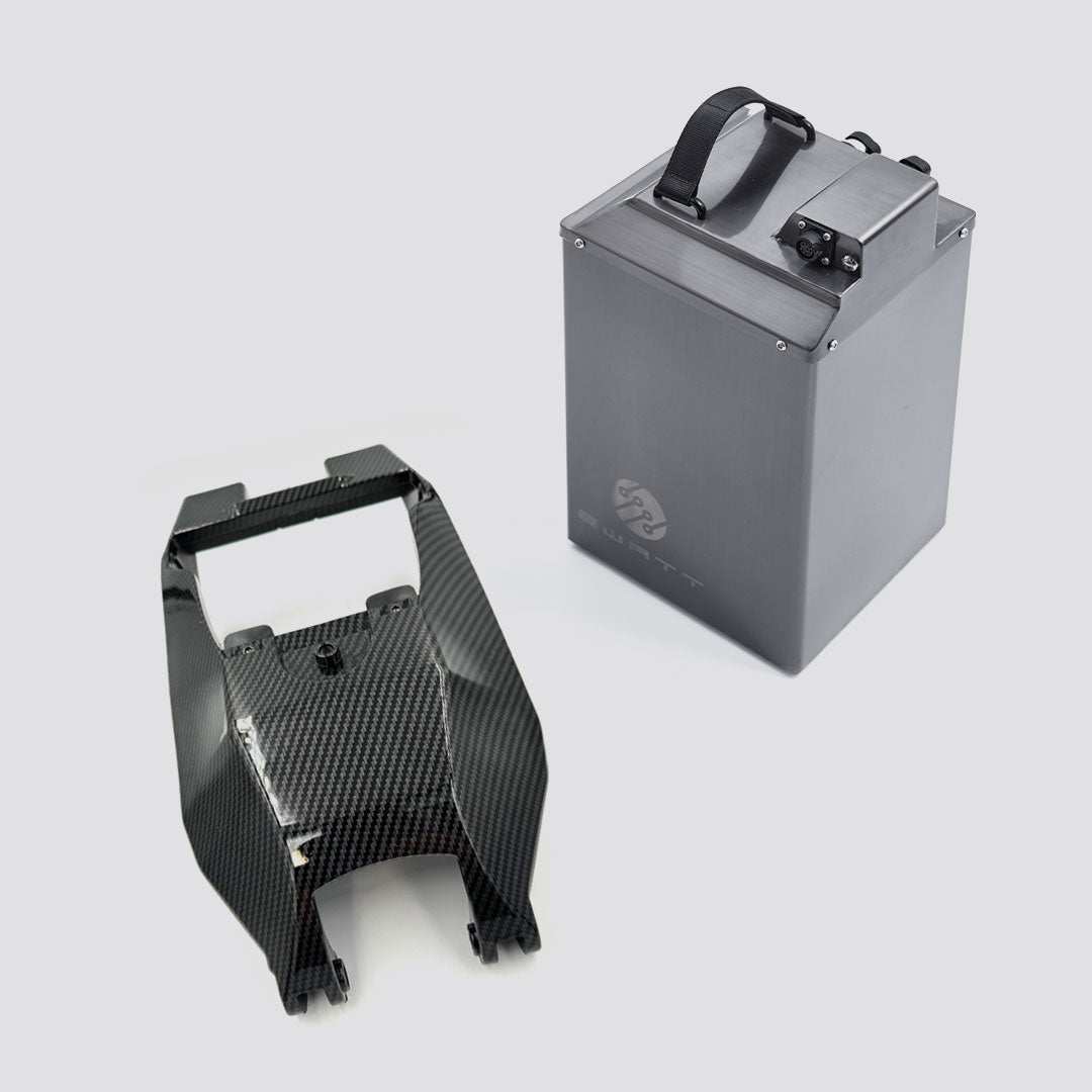 88V 76Ah battery upgrade with charger and lid for Sur-Ron Ultra Bee electric bike