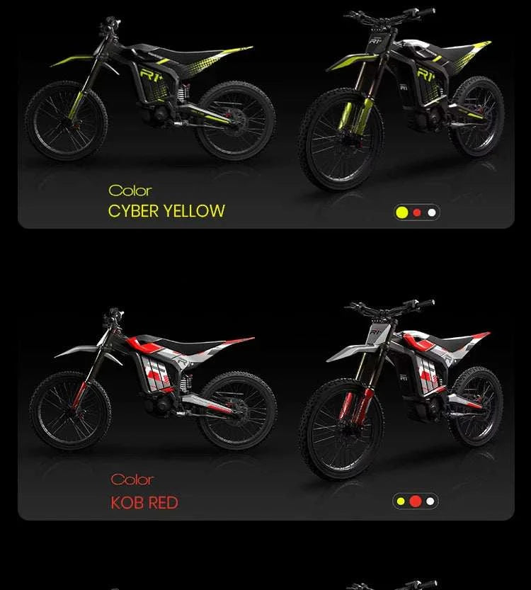 Rerode R1+ 72V 17KW Electric Dirt Bike for Off-Road Adventures