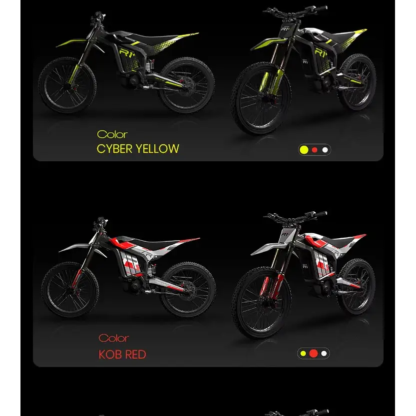 Rerode R1+ 72V 17KW Electric Dirt Bike for Off-Road Adventures