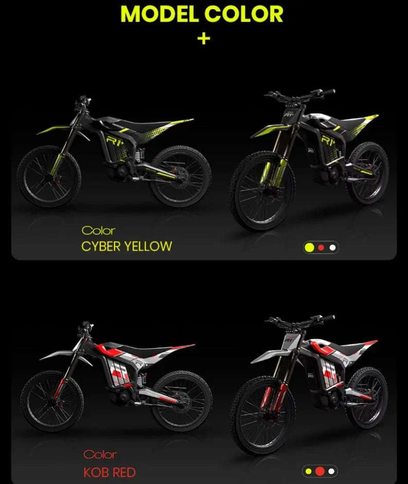 Rerode R1+ 72V 17KW Electric Dirt Bike for Off-Road Adventures