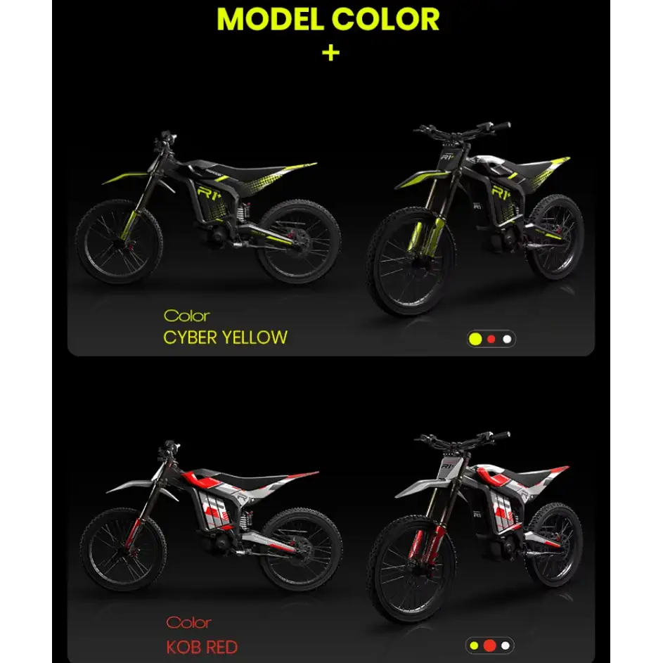 Rerode R1+ 72V 17KW Electric Dirt Bike for Off-Road Adventures