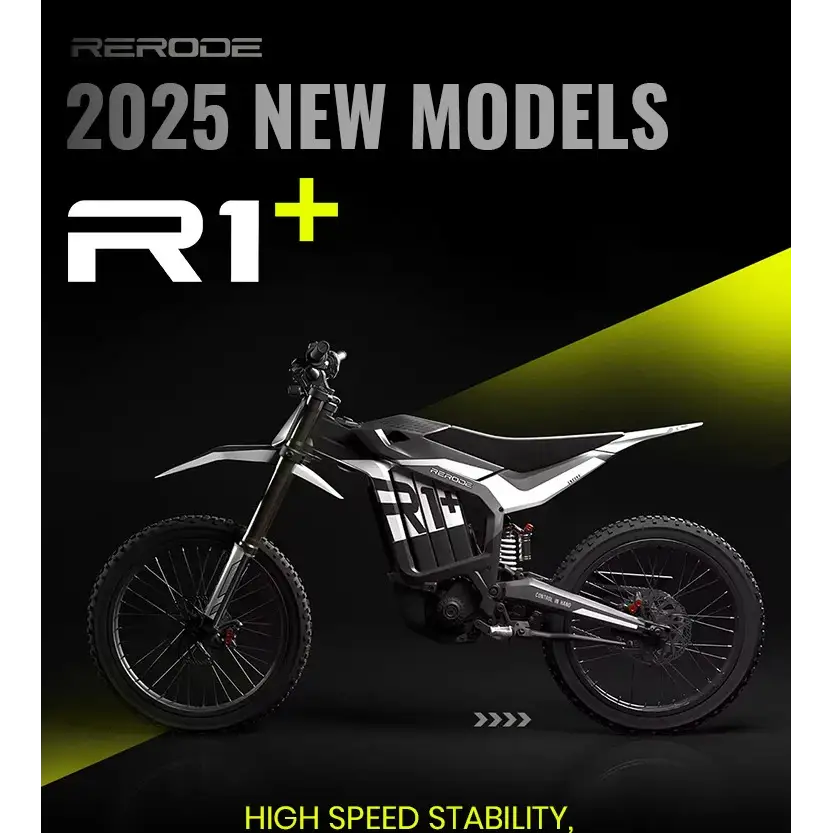 Rerode R1+ 72V 17KW Electric Dirt Bike for Off-Road Adventures