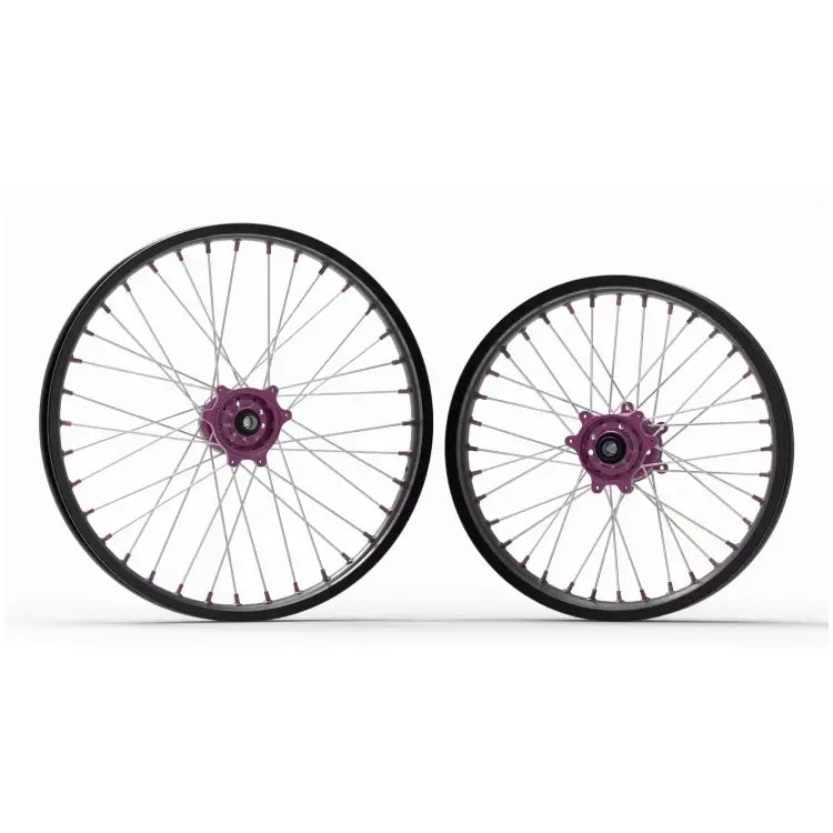 For Aluminum Alloy Motorcycle Parts 21 18 Inch Blue Wheel Set For Sur Ron Ultra Bee Wheels