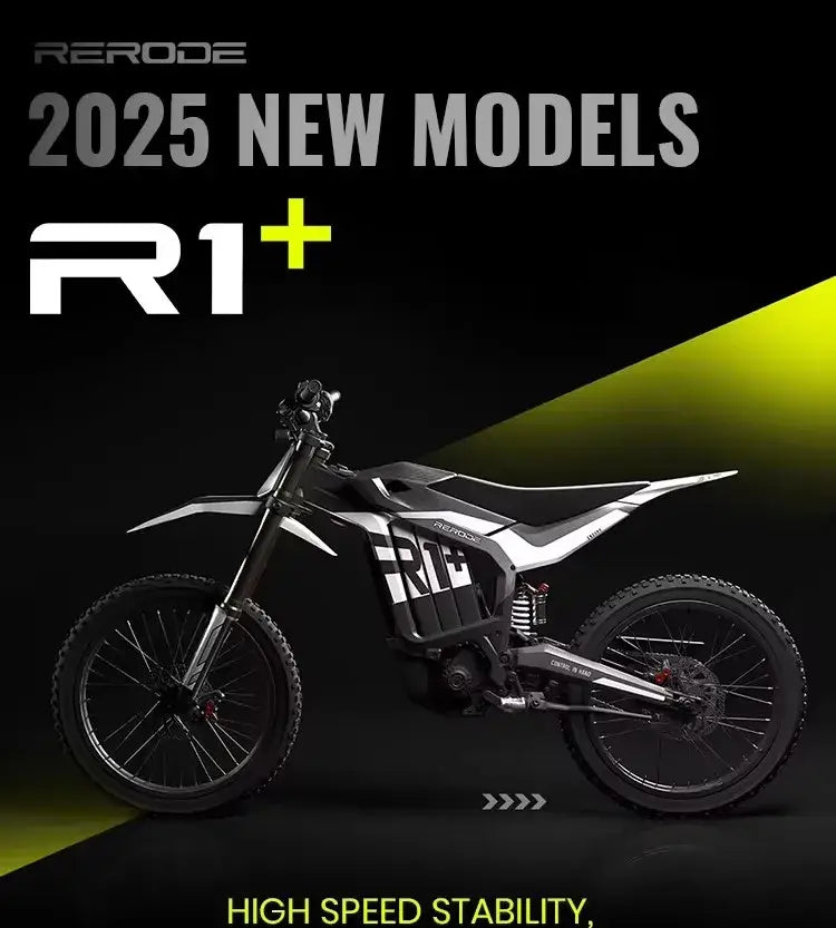 2025 New Reroad R1 Electric Dirt Bike 72V40Ah 17KW