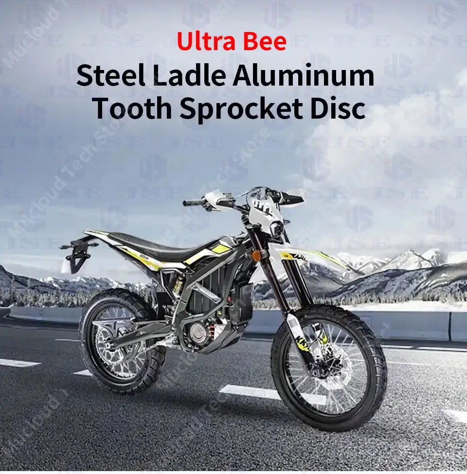 For Ultra Bee Steel-clad Aluminum 46 Tooth Sprocket Disc Plate E-bike Off-road Dirtbike Motorcycle Accessories