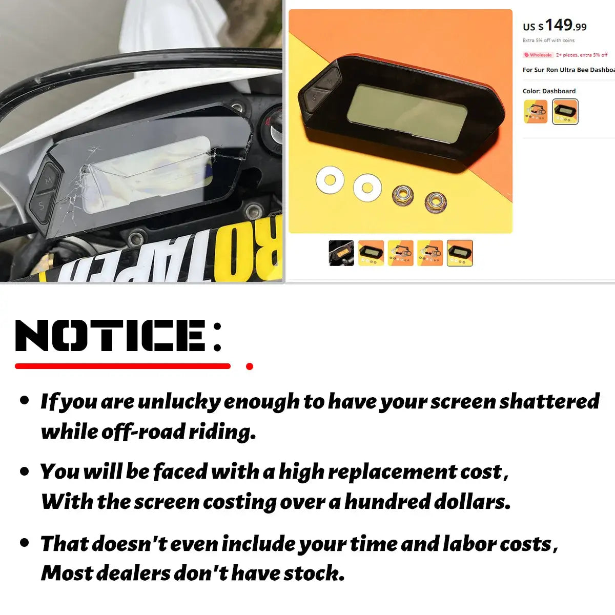 Screen Dashboard Display Guard Cover For Surron Ultra Bee Motorcycles Modification Protection Exterior Parts HOT SALE