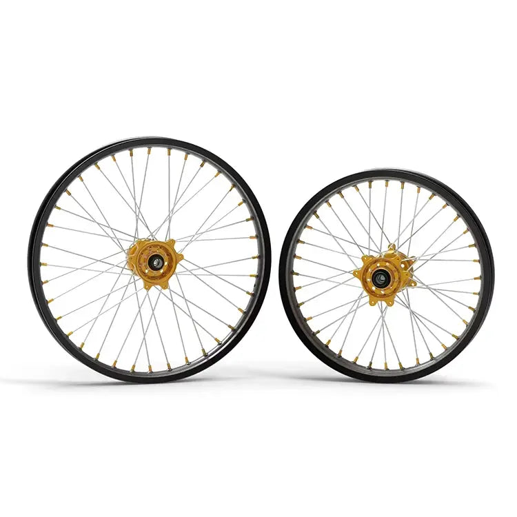 For Aluminum Alloy Motorcycle Parts 21 18 Inch Blue Wheel Set For Sur Ron Ultra Bee Wheels