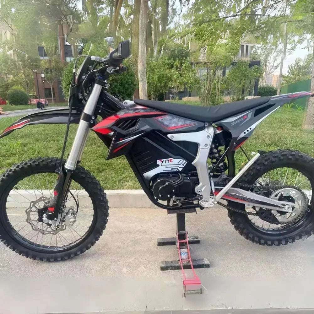 Electric Dirt Bike - 125km/h Off-Road Motorcycle with Mid-Drive Motor,