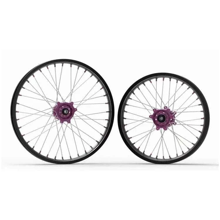 For Aluminum Alloy Motorcycle Parts 21 18 Inch Blue Wheel Set For Sur 