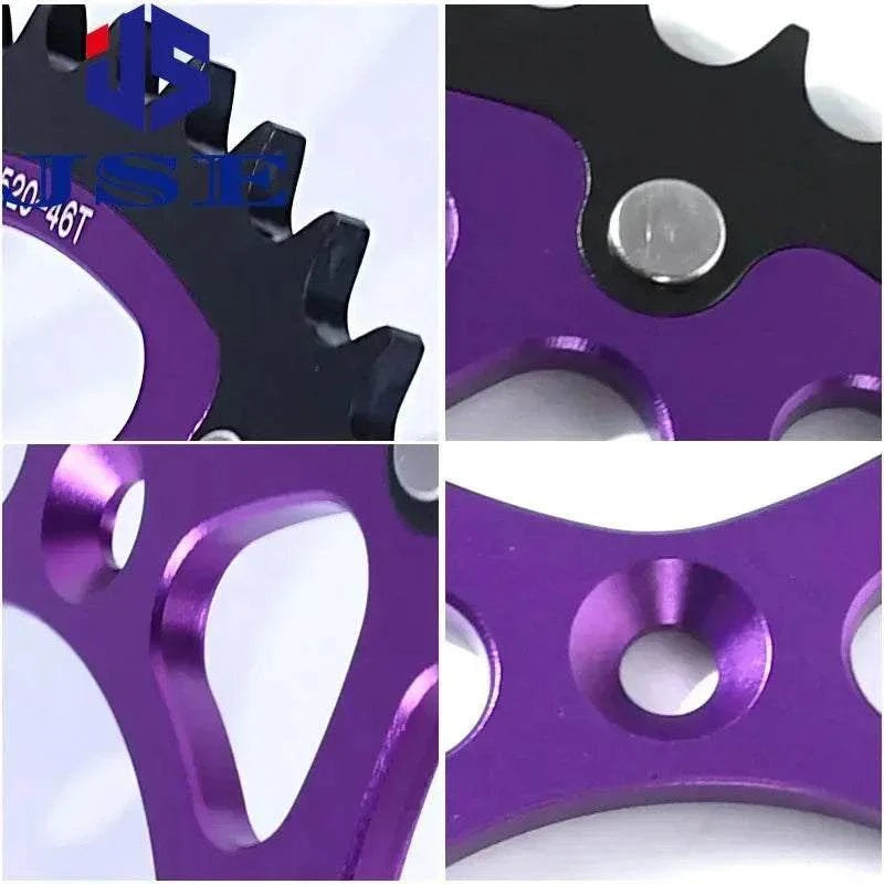 For Ultra Bee Steel-clad Aluminum  46 Tooth Sprocket Disc  Plate E-bik