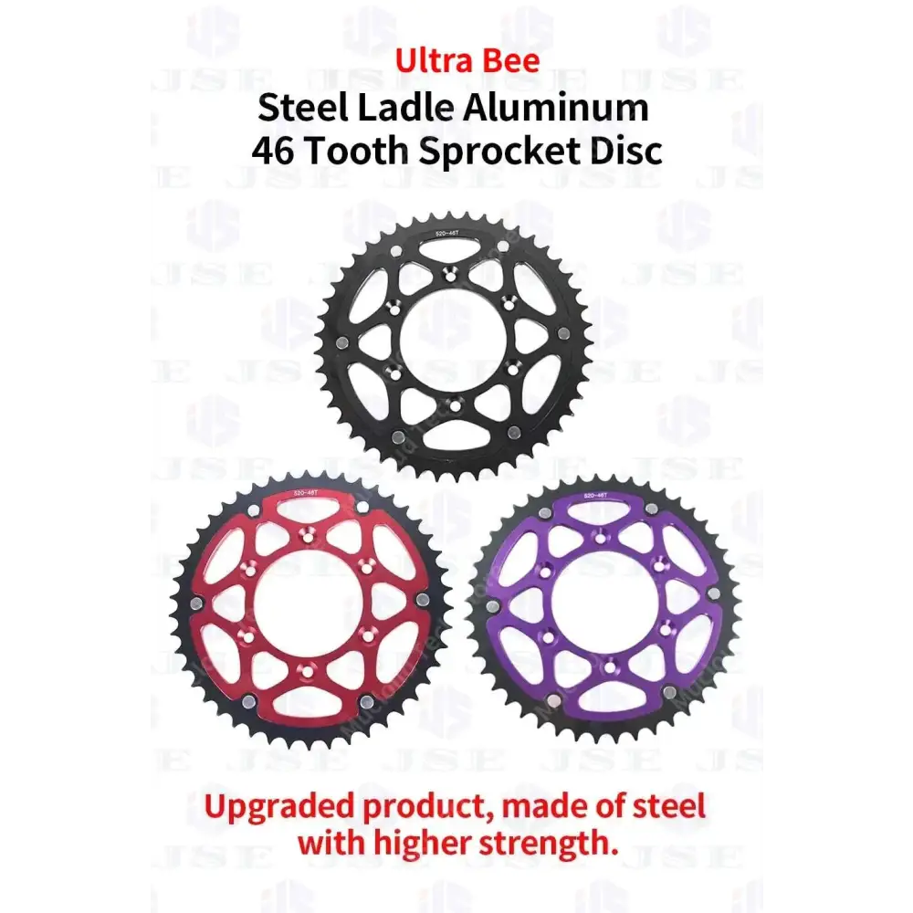 For Ultra Bee Steel-clad Aluminum  46 Tooth Sprocket Disc  Plate E-bik