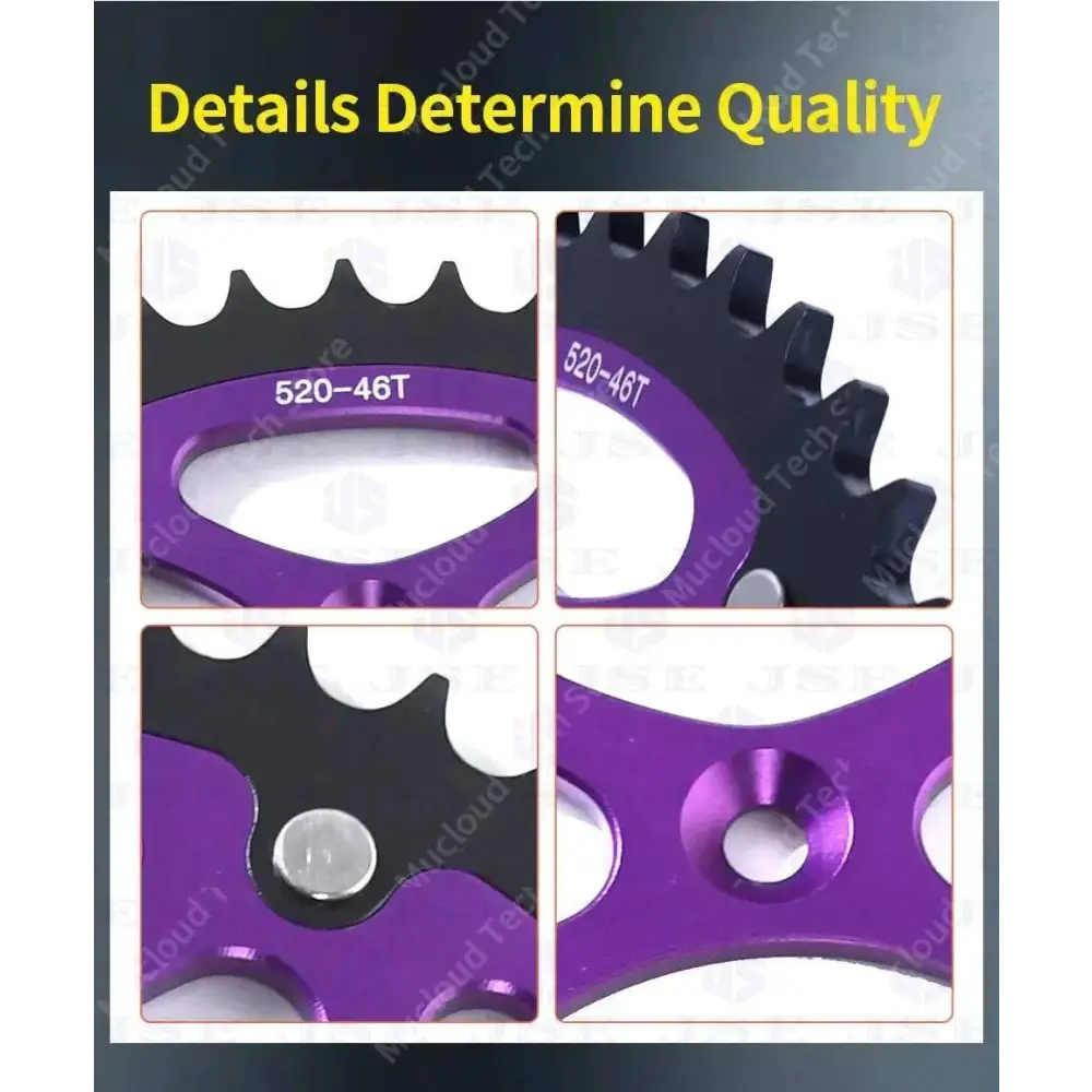 For Ultra Bee Steel-clad Aluminum  46 Tooth Sprocket Disc  Plate E-bik