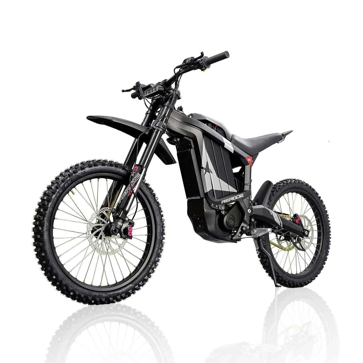 HEZZO 8000W Electric Dirt Bike 72v 35Ah Electric Bike Middrive Rerode 
