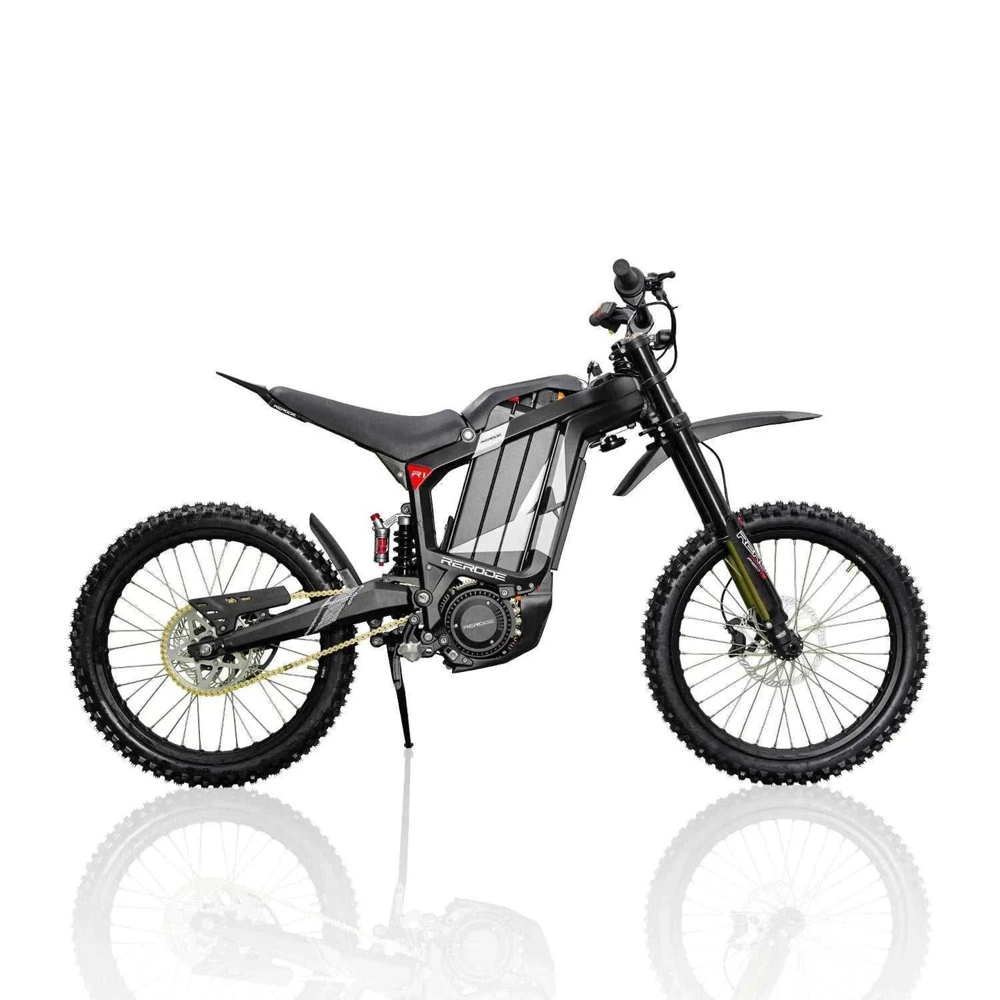 HEZZO 8000W Electric Dirt Bike 72v 35Ah Electric Bike Middrive Rerode 