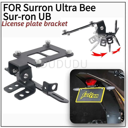 New FOR Surron Ultra Bee Sur-ron UB Collapsible Rear License Plate Hol